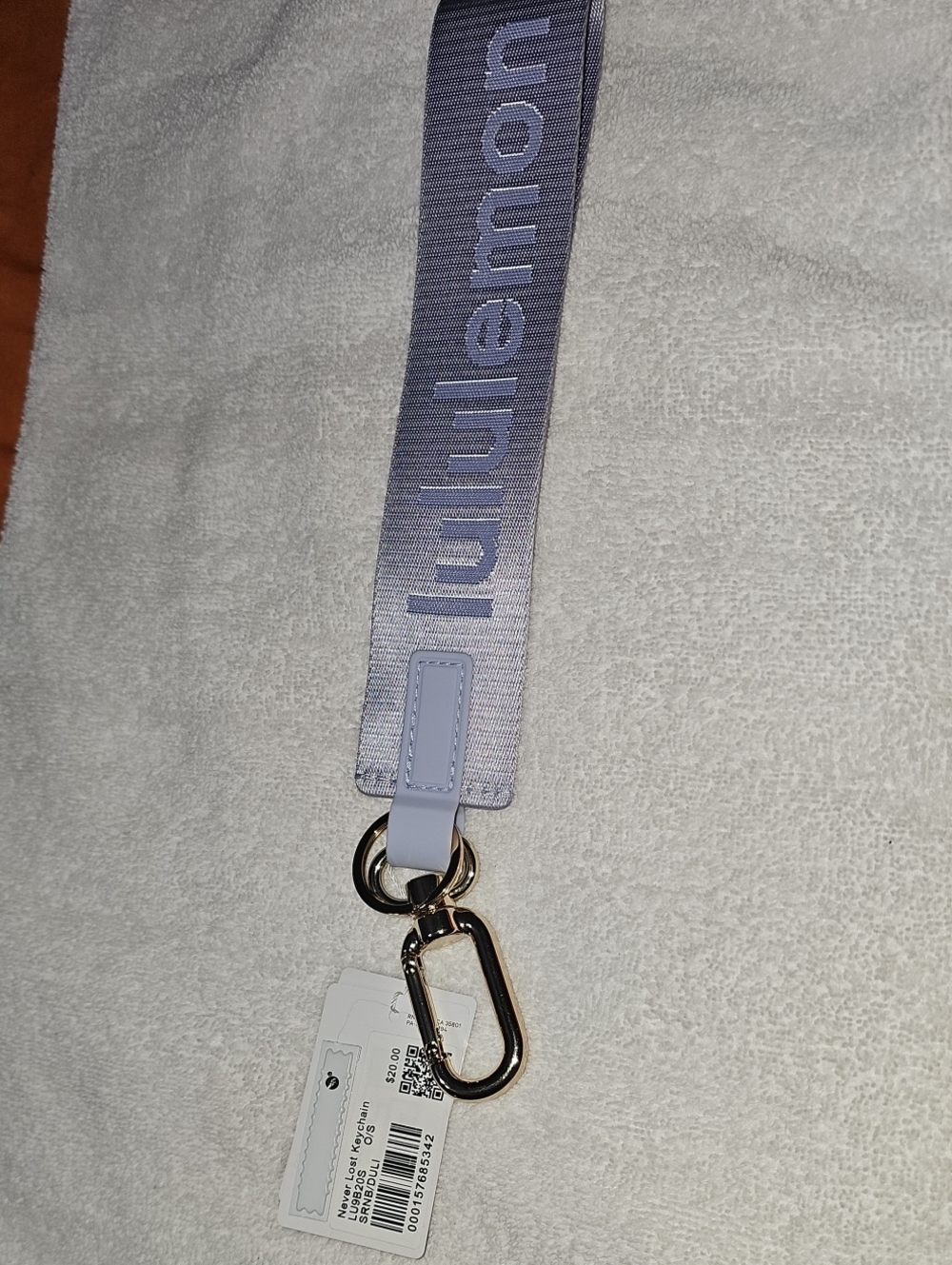 Lululemon Never Lost Keychain. Nwts, SRNB/DULI!! Sold Out!!
